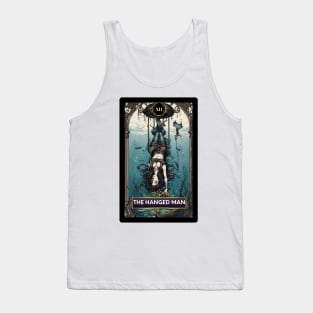 The Hanged Man Mermaid Tarot Card Tank Top